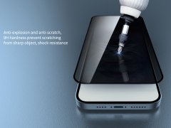 خرید محافظ صفحه نمایش شیشه ای حریم شخصی نیلکین آیفون 14 پرو Nillkin Apple iPhone 14 Pro Guardian full coverage privacy tempered glass