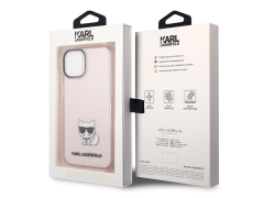 قاب محافظ شیشه ای آیفون 14 طرح گربه کارل CG Mobile iphone 14 Karl Cat Case