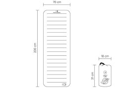 قیمت تشک بادی اتوماتیک شیائومی Xiaomi pm2-01 Automatic inflatable sleeping mat sigle