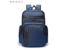 کوبه پشتی چرمی ضد آب یو اس بی دار بنج Bange BG-2602 Men Impaled Leather Waterproof Backpack with USB Port