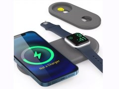 قسمت پایه سیلیکونی شارژر آها استایل مناسب برای اپل واچ و گوشی AhaStyle 2-in-1 PT135 Silicone stand Matched for MagSafe and iWatch