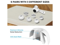 سری سیلیکونی ایرپاد پرو آها استایل AhaStyle WG86_Silicone Pro In-Ear Tips Design for AirPods