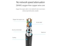 کابل شبکه اوریکو Orico CAT7 LAN Cable PUG-C7 50Cm