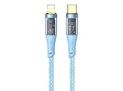 خرید کابل لاتنینگ به تایپ سی یوسامز USAMS data cable US-SJ573 Icy 1.2m Type-C to Lightning