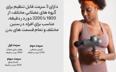 ماساژور تفنگی قابل حمل شیائومی Xiaomi YMJM-420T Fascia Massage Gun