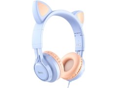 قیمت هدفون سیمی کودکان هوکو Hoco Headphones "W36 Cat ear" with mic