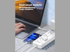 چند راهی برق 3 سوکت، 3 یو اس بی و 1 تایپ سی الدنیو LDNIO SC5415 Power Strip With USB Port