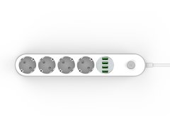 چند راهی 4 سوکت و 4 یو اس بی الدنیو LDNIO SE4432 Power Socket
