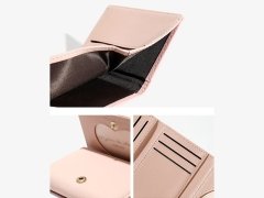 کیف پول دخترانه تاشوی کارتونی با زنجیر تزئینی TAOMICMIC 929591 small cartoon short wallet women