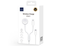 قیمت کابل شارژ دو سر تایپ سی به لایتنینگ 20 وات و شارژر بی سیم اپل واچ ویوو WiWU Wireless Charger Watch And Phone/Ipad M10