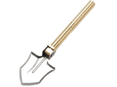 خرید بیل کوچک باغبانی برنجی دارای چاقوی مخفی Brass multi-functional small shovel hidden knife portable