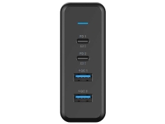 خرید هاب شارژر 4 پورت 156وات پاورولوژی Powerology power terminal P156PDQCUKBK