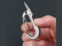 خرید چاقوی آنباکسینگ قابل استفاده به عنوان جاکلیدی express knife men's waist hanging chain portable