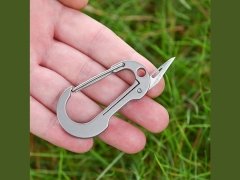مینی چاقوی قابل استفاده به عنوان جاکلیدی express knife men's waist hanging car key chain portable titanium alloy