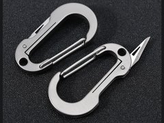 مینی چاقوی قابل استفاده به عنوان جاکلیدی express knife men's waist hanging car key chain portable titanium alloy