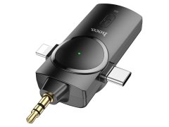 میکروفن بی سیم کوچک hoco S31 Stream wireless microphone with 3-in-1 receiver