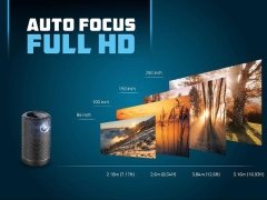 خرید ویدیو پروژکتور سفری Powerology Auto Focus Full HD Portable PWPROJ30