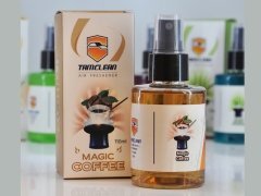 اسپری خوشبو کننده خودرو 110 میلی لیتری قهوه تام کلین Tom Klein magic coffee TC-FL110NCS car air freshener spray