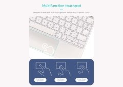 قیمت کیف کیبورددار آیپد پرو 11 و آیپد ایر 5 کوتتسی Coteetci Apple official iPad smart control keyboard case 64010-BK