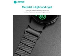 خرید بند گلکسی واچ سامسونگ 22 میلی متری کوتتسی Coteetci universal carbon fiber pattern steel band 22020
