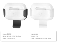 Coteetci Airpods 3 belt clip case 73006-BK