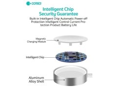 شارژر بی سیم مگنتی اپل واچ 8/اس ای/ اولترا کوتتسی Coteetci iWatch magnetic high speed charger 26001
