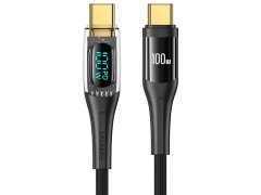 خرید کابل سوپر فست شارژ تایپ سی به تایپ سی 100 وات 1.2 متری یوسامز Usams Type-C To Type-C Pd 100W 1.2M Cable US-SJ590