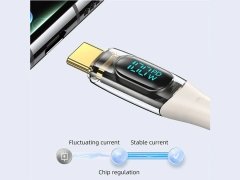 کابل سوپر فست شارژ تایپ سی به تایپ سی 100 وات 1.2 متری یوسامز Usams Type-C To Type-C Pd 100W 1.2M Cable US-SJ590