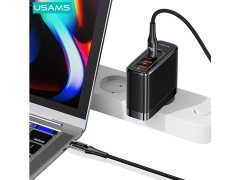 کابل سوپر فست شارژ تایپ سی به تایپ سی 100 وات 1.2 متری یوسامز Usams Type-C To Type-C Pd 100W 1.2M Cable US-SJ590
