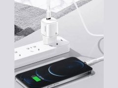 شارژر دیواری تایپ سی 20 وات یوسامز USAMZ 20W Single Port Mini PD Fast Charger (EU) US-CC124 T36