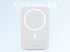 قیمت پاوربانک و شارژر بی سیم 5000 میلی آمپر ساعتی رسی Recci Mini Portable Ultra-Slim Wireless Magnet Power Bank 5000mah RPB-W11