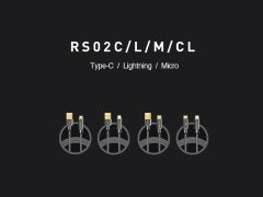 کابل تایپ سی به لایتنسنگ رسی RECCI "RS02CL (20W) Type-C to Lightning
