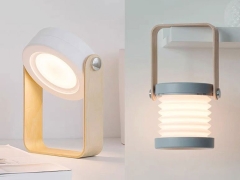 چراغ رومیزی شارژی چند کاره تاشو قابل حمل Creative folding lantern lamp rechargeable