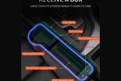 کنسول نظم‌دهنده داخل خودرو دارای پورت یواس‌بی Interior organizer console