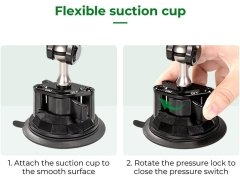 خرید هولدر موبایل داخل خودرو یونیورسال UNIVERSAL Ball Head Basic Sucker Arm for Phone