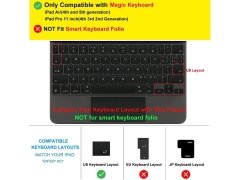 قیمت محافظ کیبورد آیپد پرو 10.2 اینچ کوتتسی Coteetci Keyboard skin TPU ultra slim iPad Pro 10.2'' MB1072