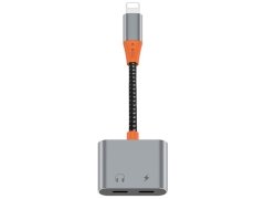 خرید مبدل  لایتنینگ به پورت صدا و لایتنینگ ویوو WIWU LT09 Lightning TO Dual Lightning Audio Adapter