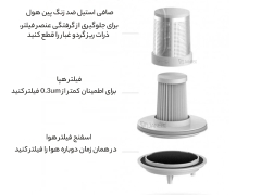 فروش جارو برقی تشک ماورا بنفش شیائومی