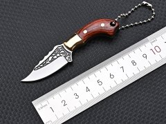 خرید چاقو آنباکسینگ برنجی دارای کاور قابل آویز از دسته کلید Brass smallknife sharp self-defense unboxing