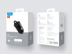 شارژر فندکی یو اس بی و تایپ سی 30 وات راک ROCK H18 Mini Dual-port A+C Fast Charging 48W Car Charger