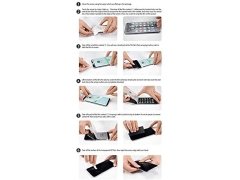 گلس و برچسب سامسونگ گلکسی زد فیلیپ 4 Samsung Galaxy Z Flip 4 Unbreakable Membrane Full Cover Side Film