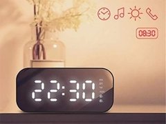 فروش اسپیکر بلوتوث و ساعت زنگ دار Havit Bluetooth Speaker & Alarm Clock MX701