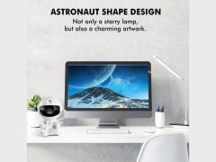 چراغ خواب رومیزی مرد فضانورد با نورهای سحابی Astronaut Star Projector, Kids Night Light, Nebula Projector Light