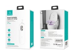 بسته بندی چراغ یو وی هوشمند ضدعفونی توآلت یوسامز USAMS US-ZB210 Smart Portable Toilet UV Lamp