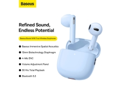 هندزفری بلوتوثی 5.3 بیسوس Baseus Wireless Headphones Bowie wx5 A00051000313-00