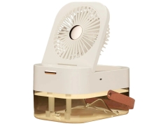 پنکه رومیزی، مرطوب کننده هوا و چراغ خواب رومیزی شارژی Desktop Fan, Night Light 4000mAh, Humidifying Fan 2.5L