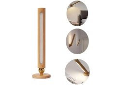 بهترین چراغ دیواری ال ای دی چوبی قابل چرخش 360 درجه360 Degree Rotatable Wooden LED Wall Lamp