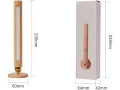 فروش چراغ دیواری ال ای دی چوبی قابل چرخش 360 درجه360 Degree Rotatable Wooden LED Wall Lamp