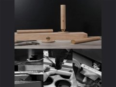 کیفیت چراغ دیواری ال ای دی چوبی قابل چرخش 360 درجه360 Degree Rotatable Wooden LED Wall Lamp