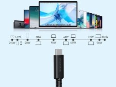 کابل سوپر فست شارژ دو سر تایپ سی 100 وات چویتک CHOETECH XCC-1028 USB-C to USB-C 100W USB 4.0 Gen 3 Cable